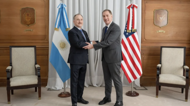 El ministro del Interior recibió al embajador de Estados Unidos en el marco del inminente acuerdo comercial