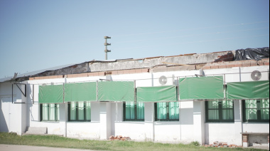 Recoulat recorrió la Escuela 17 de 30 de Agosto y avanzan gestiones para su reparación tras el temporal