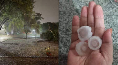 Alerta por caída de granizo y ráfagas de hasta 50 km/h en el AMBA