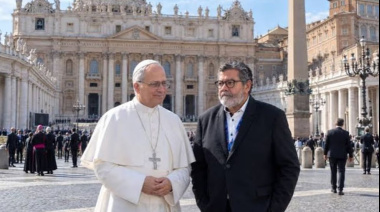 Una delegación de la CGT expuso ante el Papa la situación del país