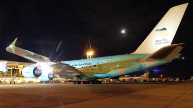 Susto en Ezeiza: un avión de Aerolíneas sufrió una falla en un motor y se escucharon fuertes explosiones
