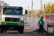 Ensenada: El municipio desinfecta las calles de la ciudad para combatir el COVID-19