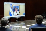 Alberto Fernández se reunió por teleconferencia con empresarios australianos