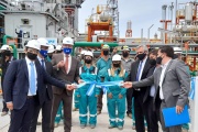 Alberto Fernández Inauguró la planta de generación de energía de YPF LPC II