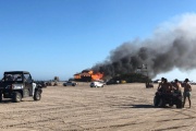 Un incendio destruyó un parador ubicado en la zona norte