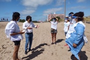 El Gobierno instaló postas en la costa para testear a asintomáticos de coronavirus