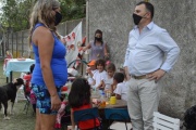 El intendente Bertellys visitó Puertas Abiertas