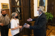 Fernández recibió a los padres de Ursula Bahillo, la joven de Rojas víctima de femicidio