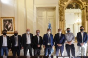 Fernández recibió a los intendentes de la Comarca Andina, afectada por incendios forestales