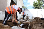 Cardozo recorrió los trabajos finales en los nuevos Centros de Atención Primaria de la Salud