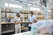 El Municipio recibió donación de insumos médicos por parte de fábrica textil