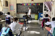 Realizaron clases públicas para pedir la presencialidad