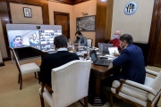Kicillof se reunió con intendentes de toda la provincia