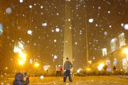 Nevó en el interior bonaerense y no descartan que suceda en La Plata y la costa atlántica