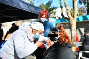 Coronavirus: continúa vacunación comunitaria en la estación Varela