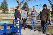 Comenzaron los trabajos preliminares para asfaltar la calle Sabatini en toda su extensión