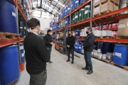 Watson recorrió obras de ampliación en empresa