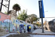 Avanza la obra en la zona de la Estación de Trenes e informan cortes en la circulación