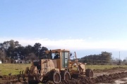 Realizan trabajos de mejoras en calles de tierra