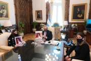 Alberto Fernández recibió a familiares de Guadalupe Lucero