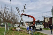 EDELAP superó la colocación de 330 nuevas columnas de hormigón 