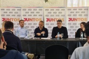 Abella se reunió con Valenzuela y candidatos de Juntos de la primera sección electoral