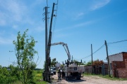 Renuevan redes troncales que brindan suministro eléctrico a La Plata