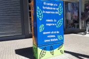 Intervinieron artísticamente los buzones de la Usina e invitan a reflexionar sobre la discapacidad
