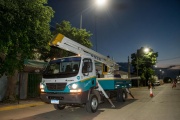 Andrés Watson: “Instalamos más de 2700 luces LED en todo el distrito”