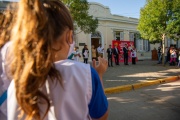 El gobernador bonaerense inauguró el inicio de clases en Punta Indio