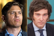 Milei y Kicillof, con imagen negativa en alza y preferencias divididas en Provincia